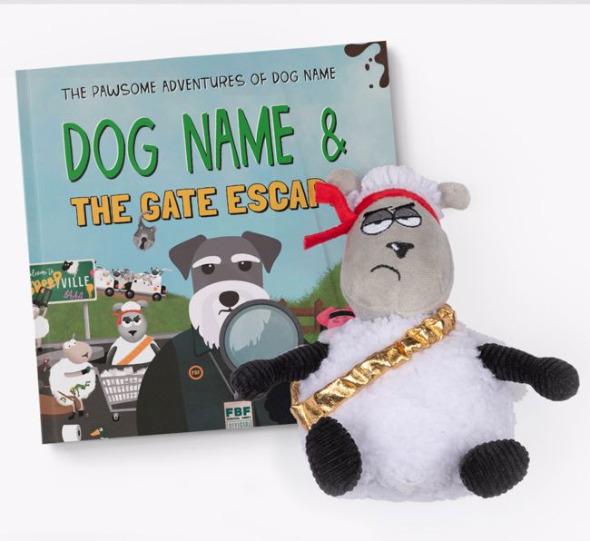 Personalised Play-Along Adventure Book & Toy Set: Your Dog & The Gate Escape